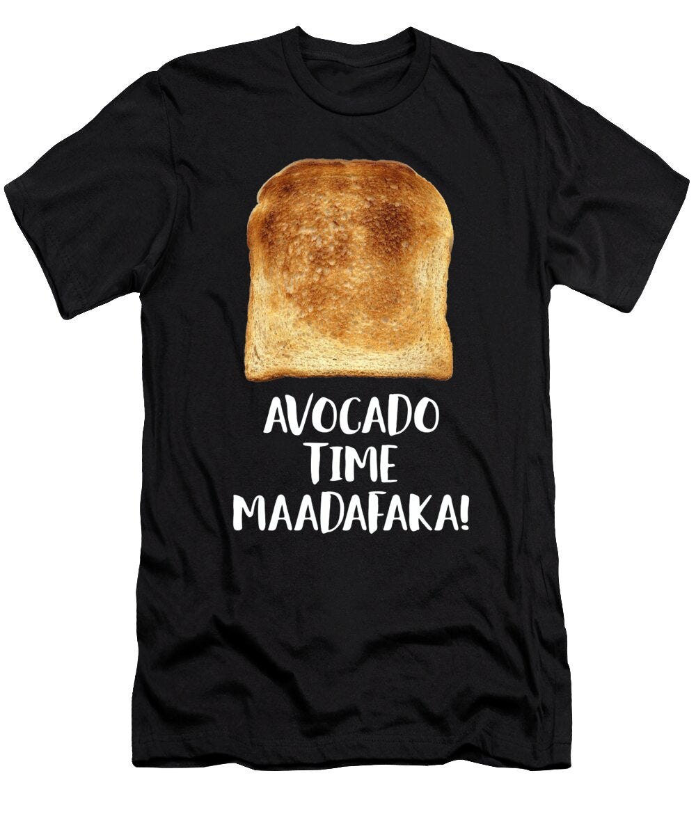Avocado Time Maadafaka Sweary Toast Bread Vegetarian Gift Product Sel Mermaid T-Shirt