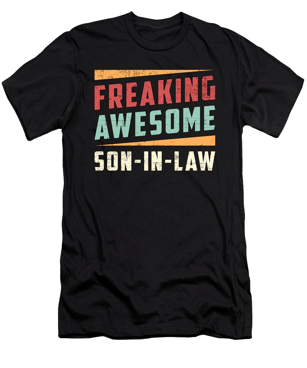 Awesome Best Son in Law Son Proud Gift Idea Tshirtconcepts Marvin Poppe T-Shirt