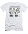 Awesome Proud Best Son in Law Son Gift Idea Tshirtconcepts Marvin Poppe T-Shirt