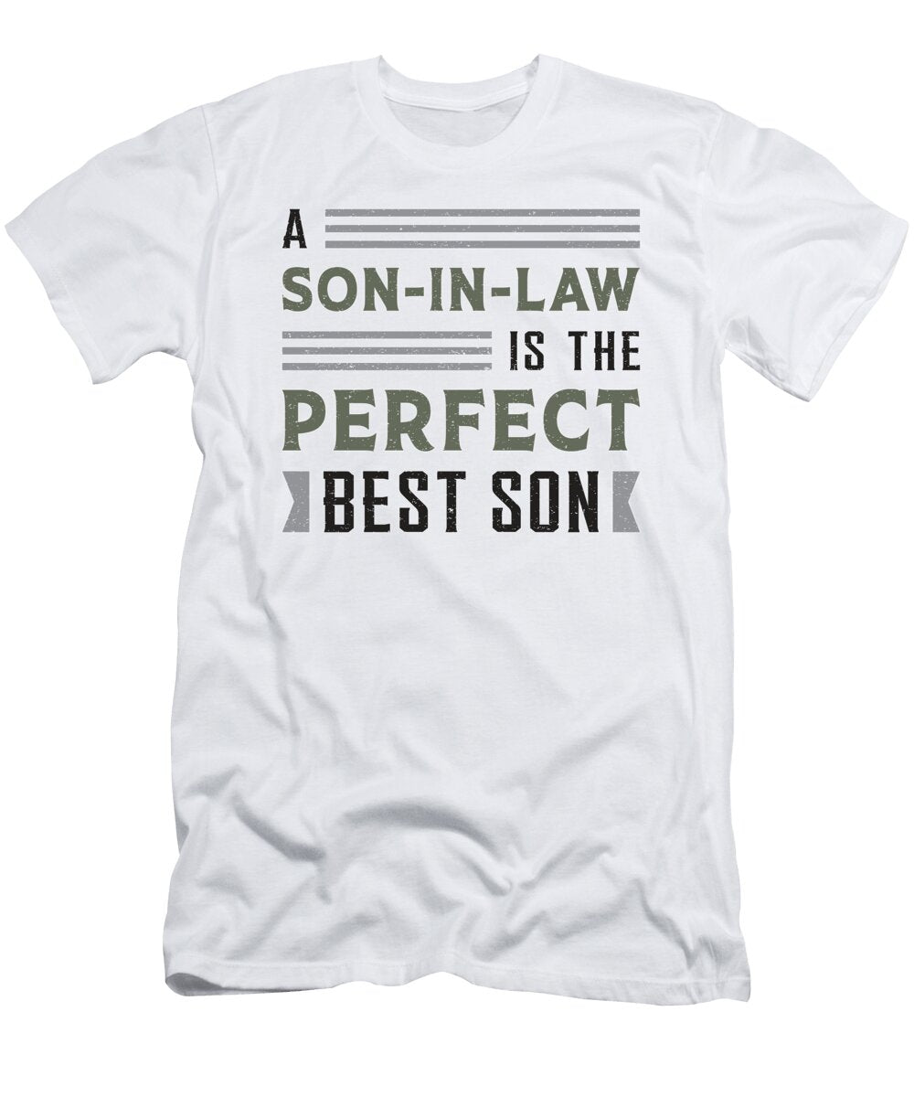 Awesome Proud Best Son in Law Son Gift Idea Tshirtconcepts Marvin Poppe T-Shirt