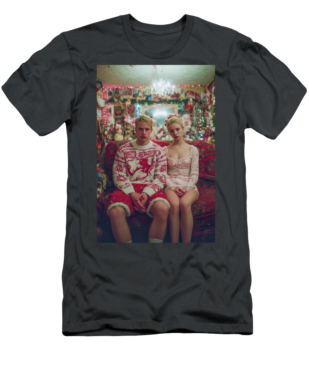 Awkward Holiday Living Room Portrait Matthias Hauser T-Shirt