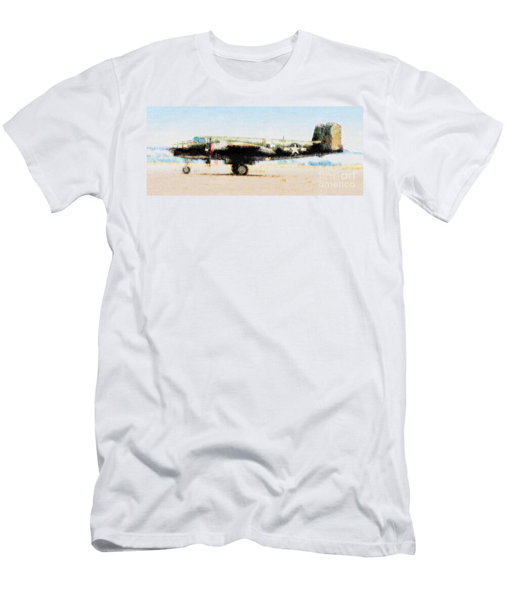 B 25 Mitchell Bomber Wernher Krutein T-Shirt