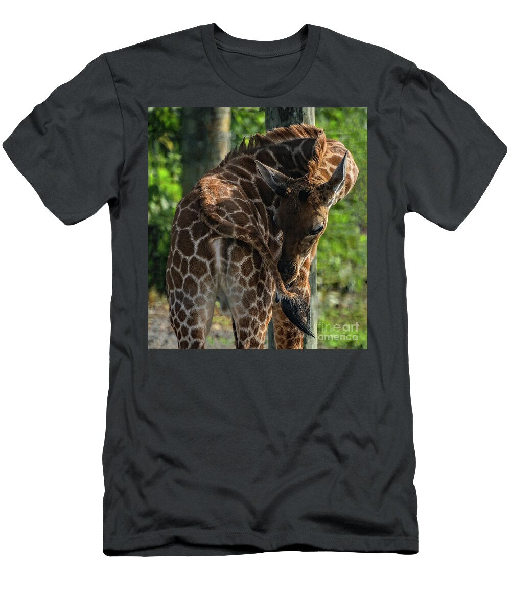 Baby Giraffe Cindy Treger T-Shirt