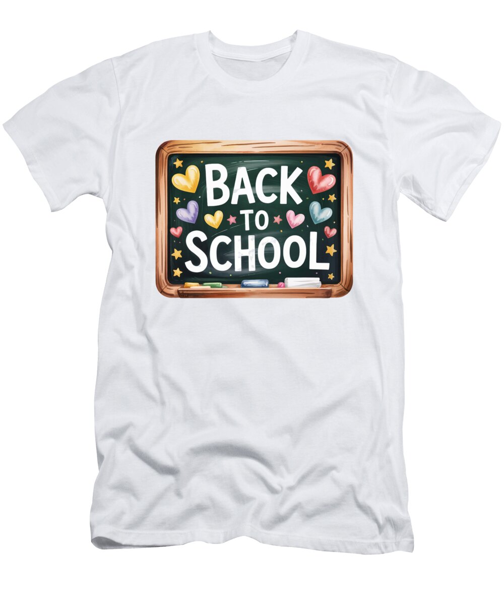 Back to School Chalkboard Joanna Redesiuk T-Shirt