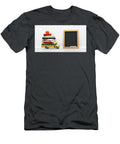 Back to School Empty Blackboard Yellow Bus Toy and Books Michal Bednarek T-Shirt