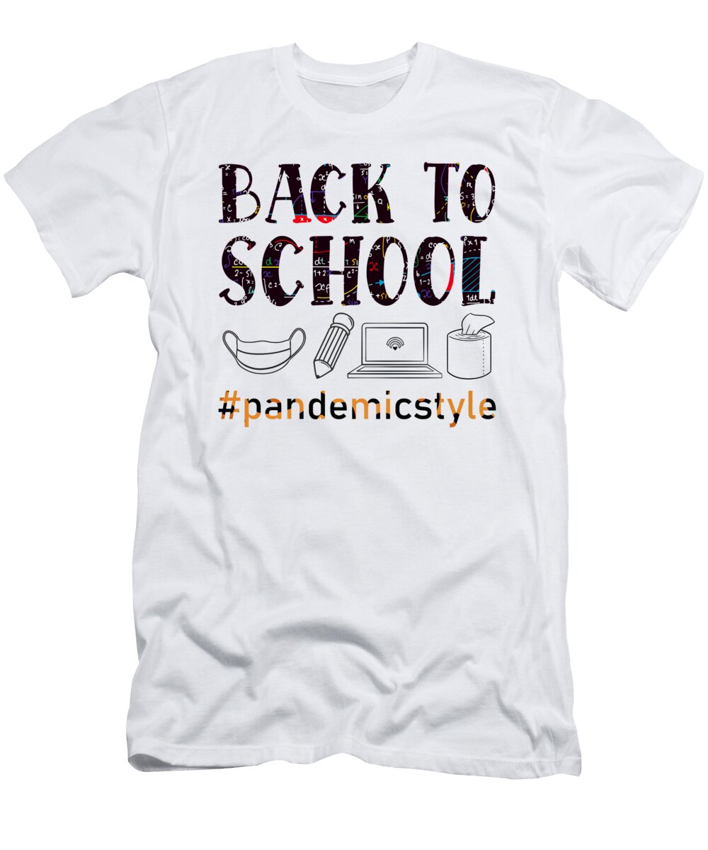 Back to School Pandemicstyle Math Formula School Licensed Art T-Shirt