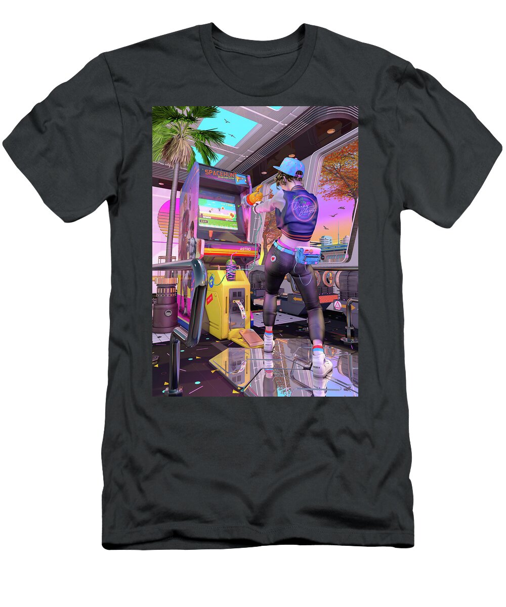Back to the Arcade Retro Gaming Denny Busyet T-Shirt