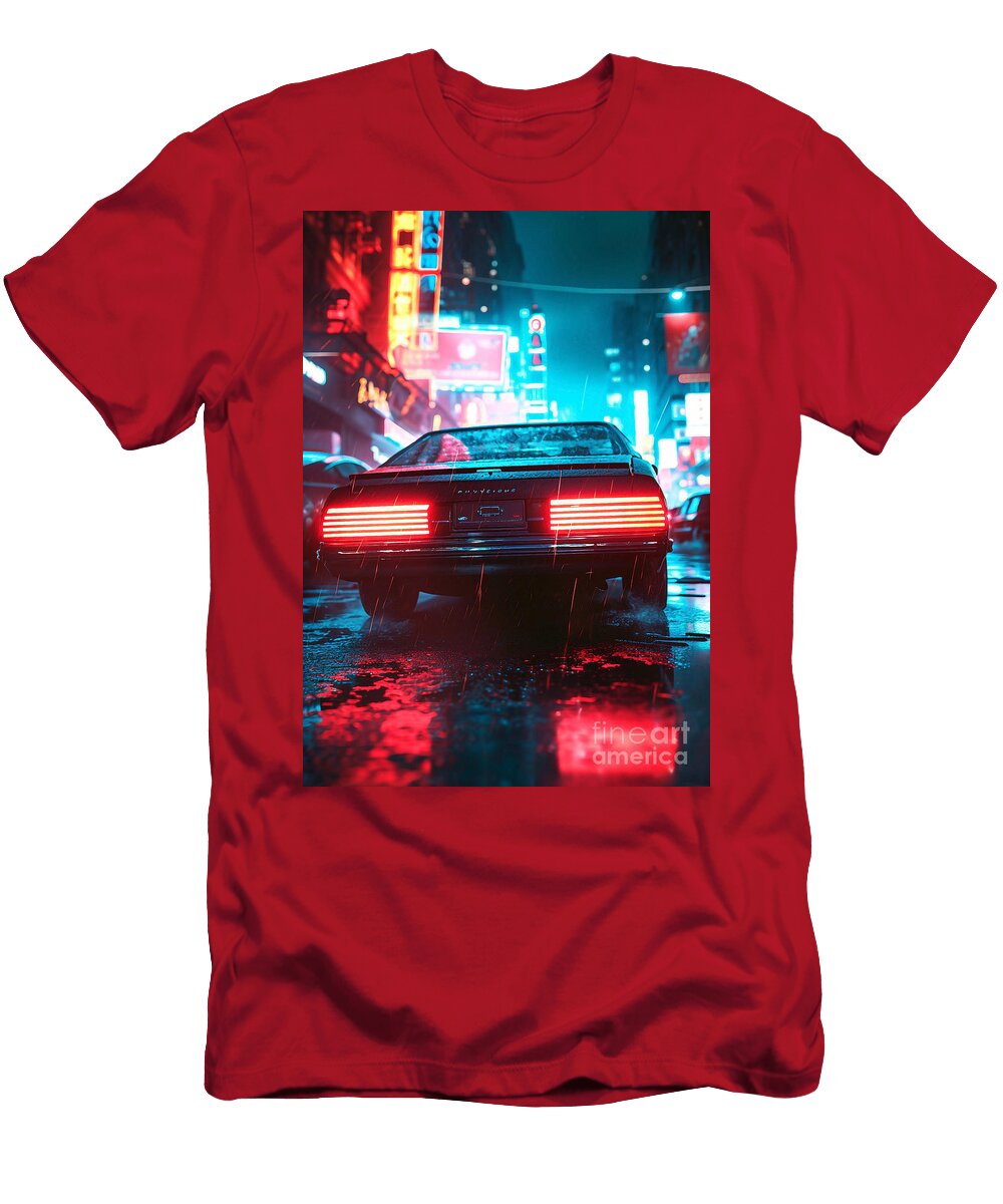 Back View of Chevrolet Sonic Car Clark Leffler T-Shirt