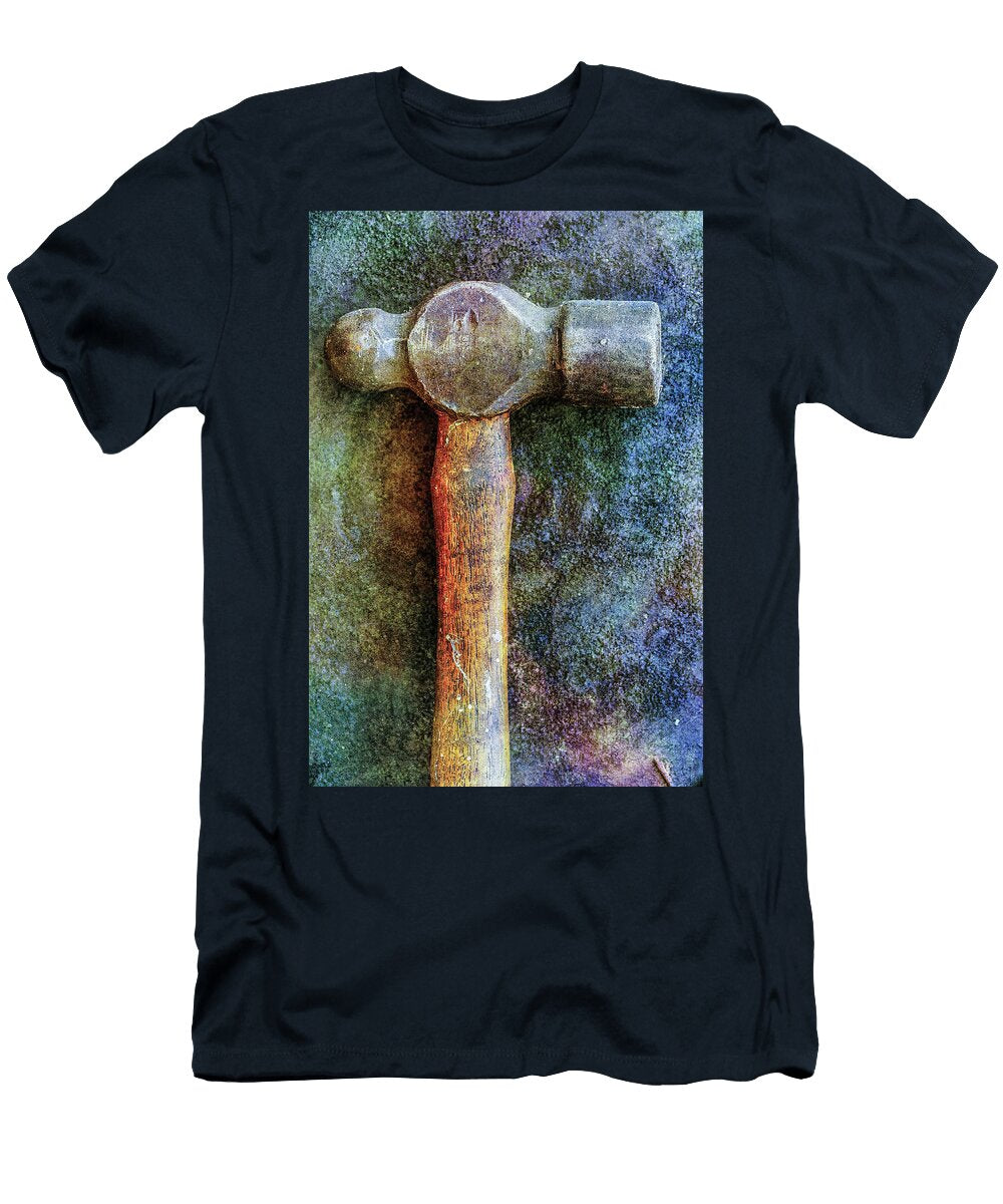 Ball Peen Hammer on Black Randy Steele T-Shirt
