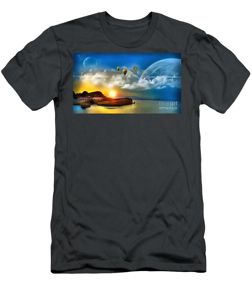 Balloons and Bubbles Interior Design Thick Paint Catherine Lott T-Shirt