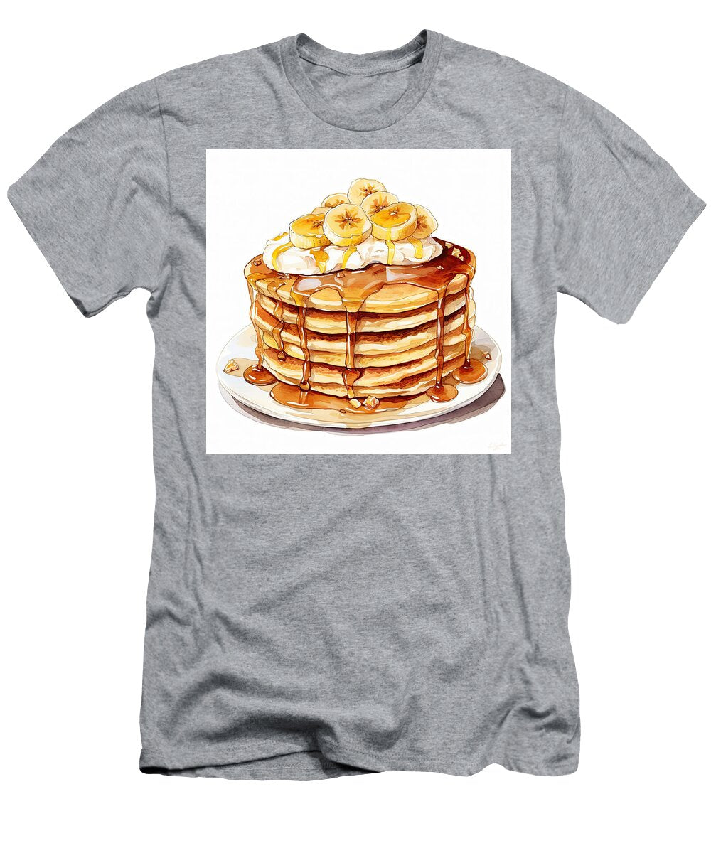Banana Pancakes Pancake Paintings Lourry Legarde T-Shirt