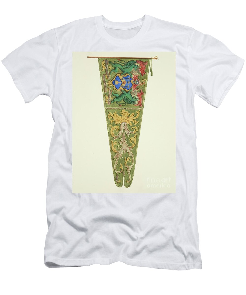 Banner of the Plaisterers Plasterers Inscribed God Grant Peace and Love 1749 C1833 Joseph Manning T-Shirt