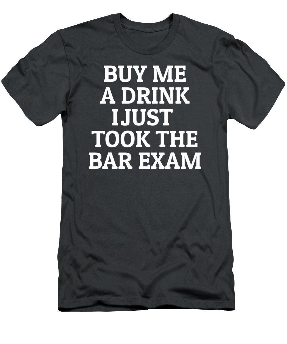 Bar Exam Law School Student Funny Future Lawyer Danisn Thale T-Shirt