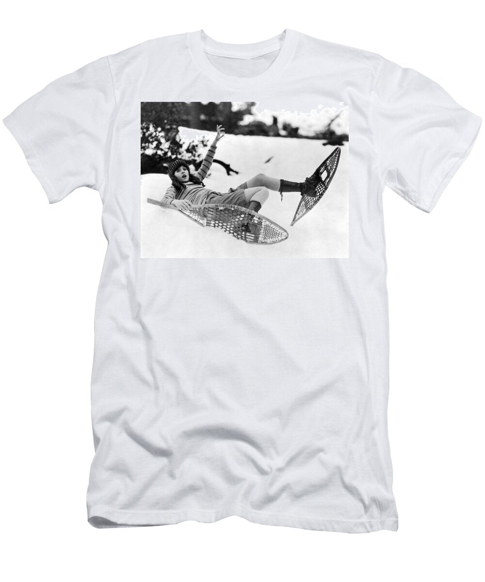 Barbara Kent Tries Snowshoeing Underwood Archives T-Shirt