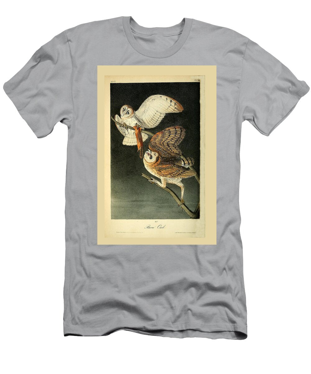 Barn Owls John James Audubon T-Shirt