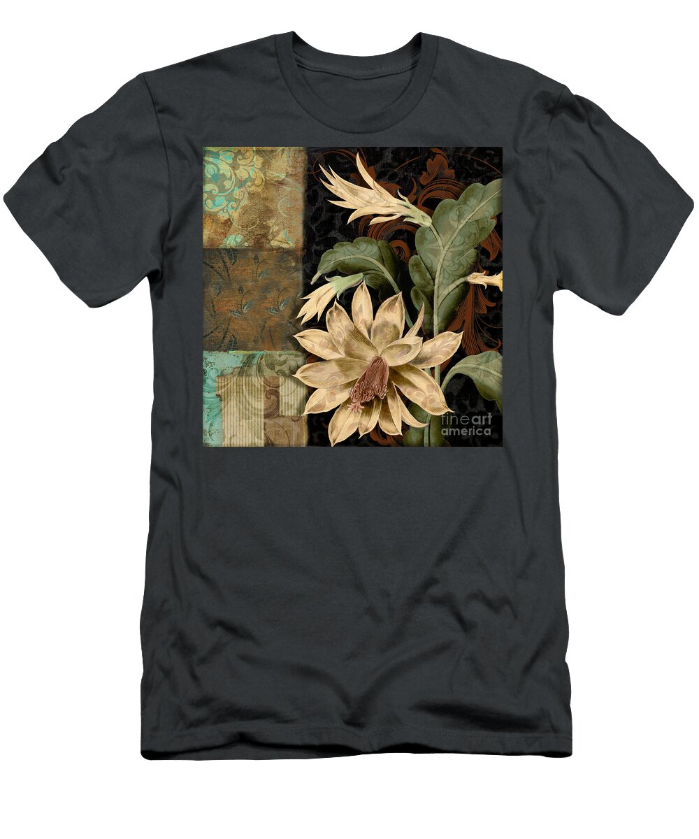 Baroque Cactus Orchid Patchwork Mindy Sommers T-Shirt