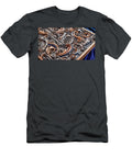 Baroque Machine Symphony Metal and Wood Menagerie Quantum Pizza T-Shirt