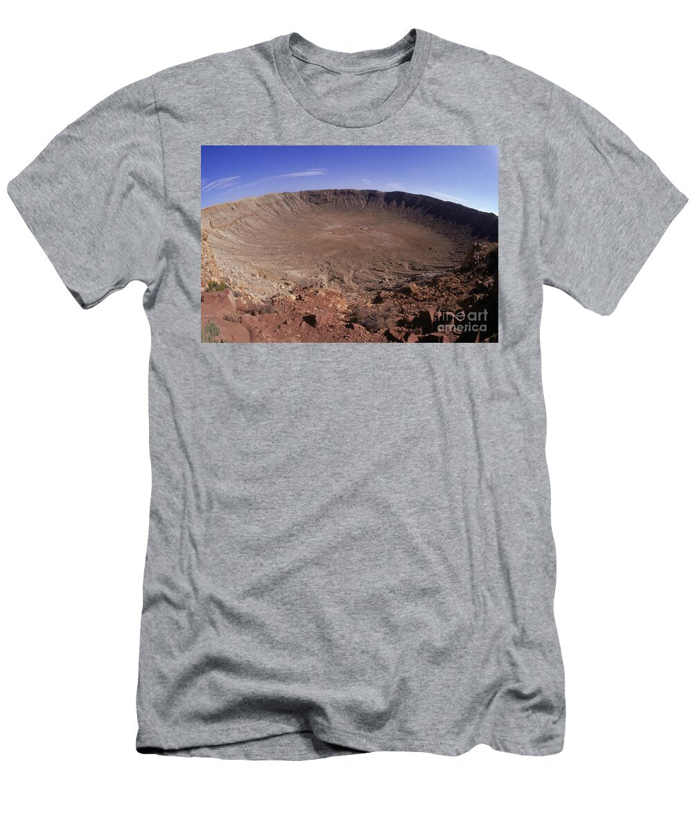 Barringer Crater Fisheye View Gregory G Dimijian Md T-Shirt