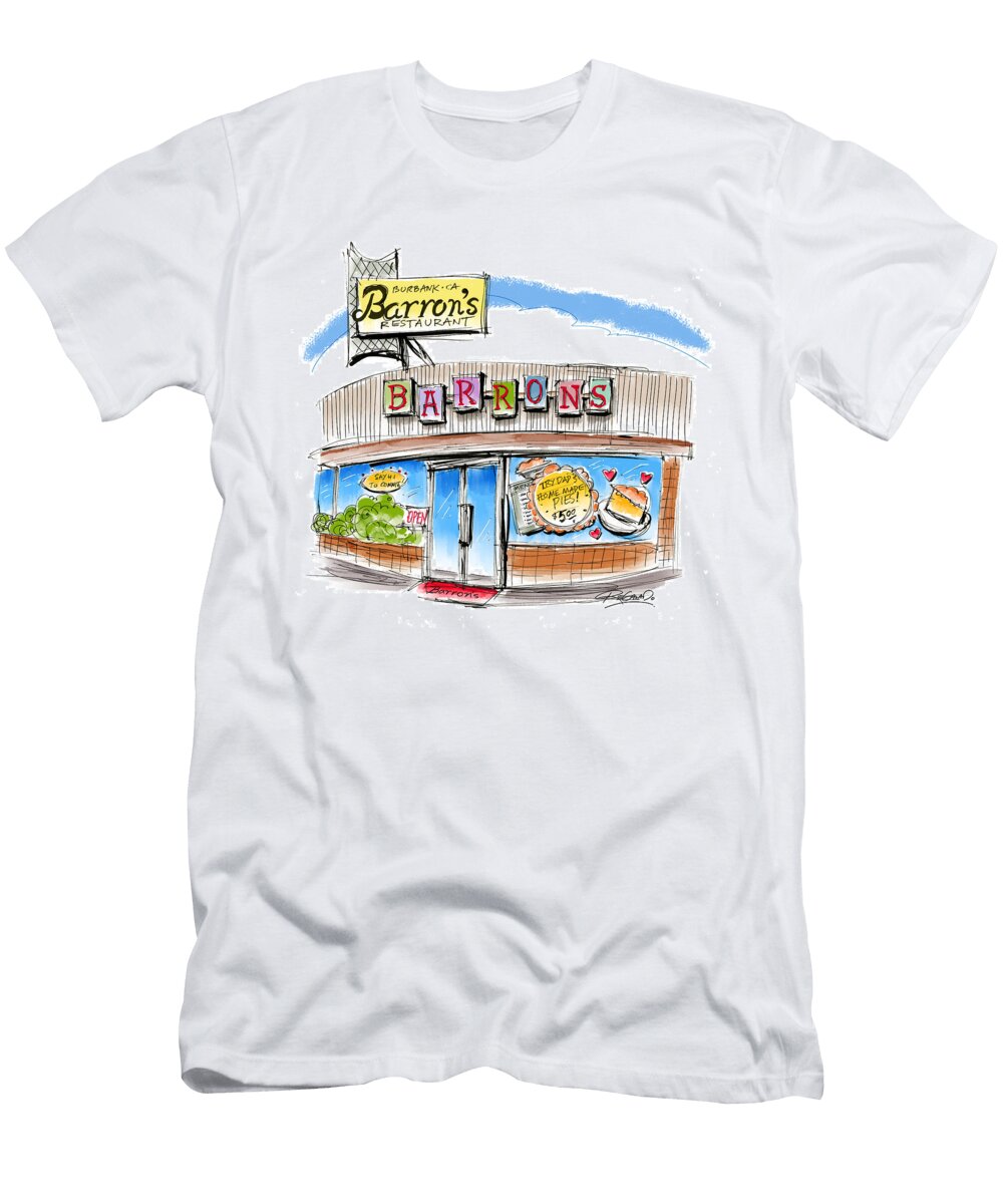 Barrons Restaurant Ron Regalado T-Shirt