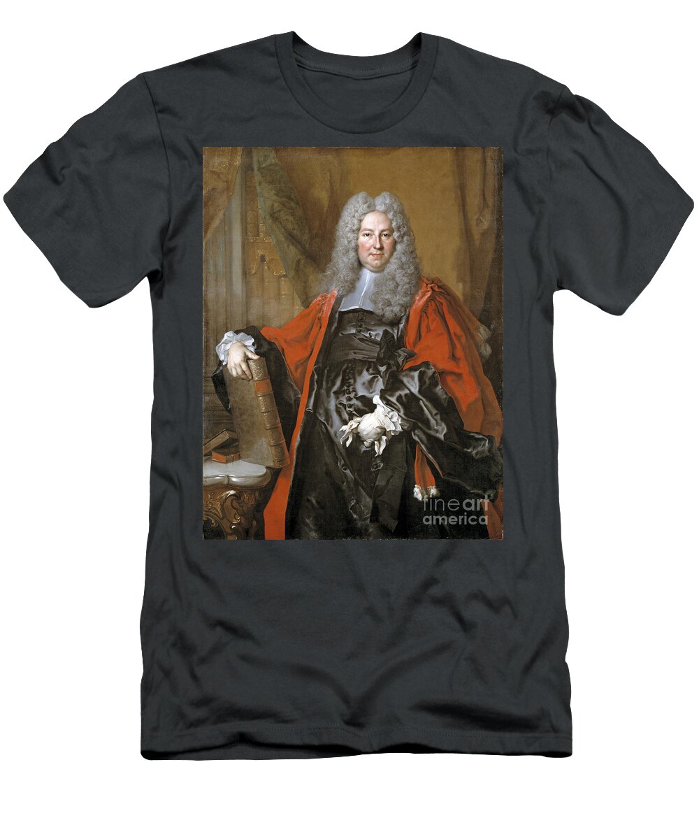 Barthelemy Jean Claude Pupil 1729 Nicolas De Largilliere T-Shirt
