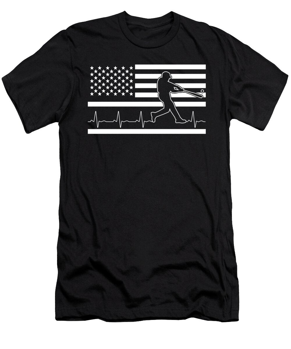 Baseball American Heartbeat Jacob Zelazny T-Shirt