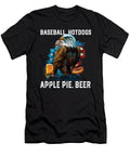 Baseball Hotdogs Apple Pie Beer Drinker Patriotic American Maximus Designs T-Shirt