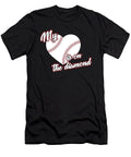 Baseball My Heart Is on the Diamond Jacob Zelazny T-Shirt