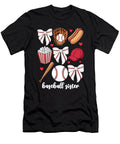 Baseball Sister Coquette Bow Baby Girls Baseball Coami Tacti T-Shirt