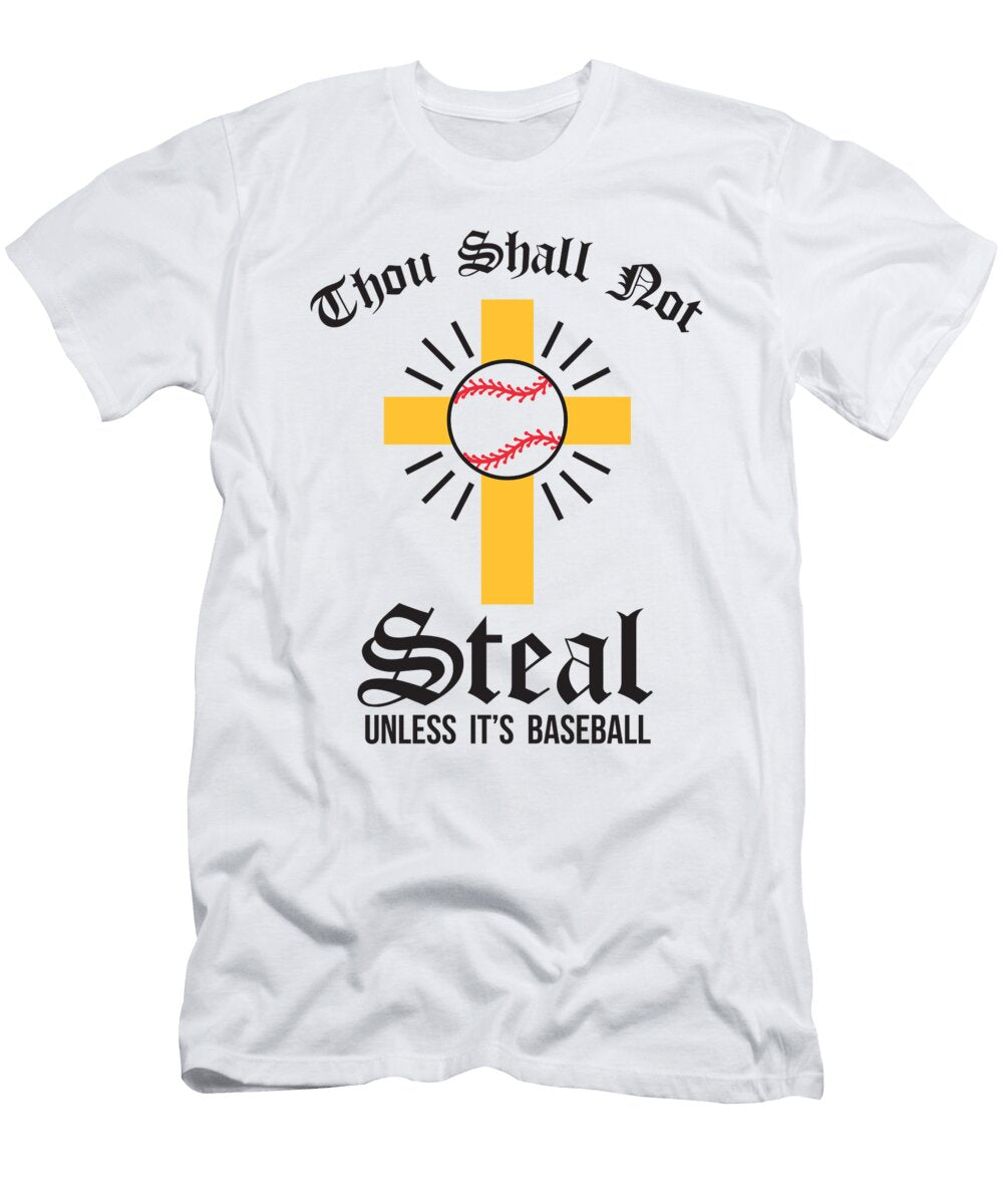 Baseball Thou Shalt Not Steal Jacob Zelazny T-Shirt