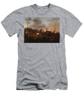 Bataillesceneri Med Kosakker I Kamp Christian David Gebauer Danish T-Shirt