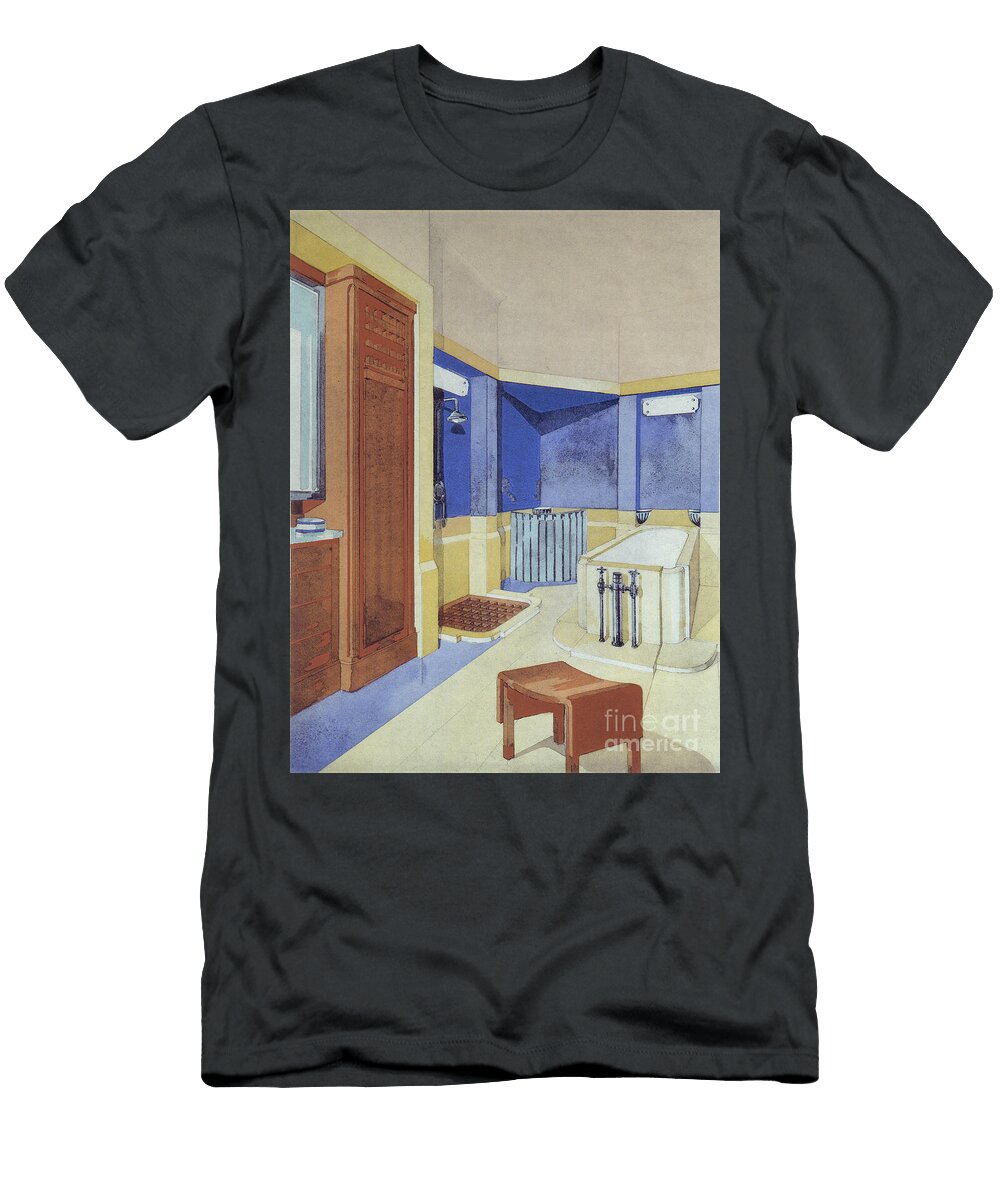 Bathroom in Paris 1925 Pierre Chareau T-Shirt