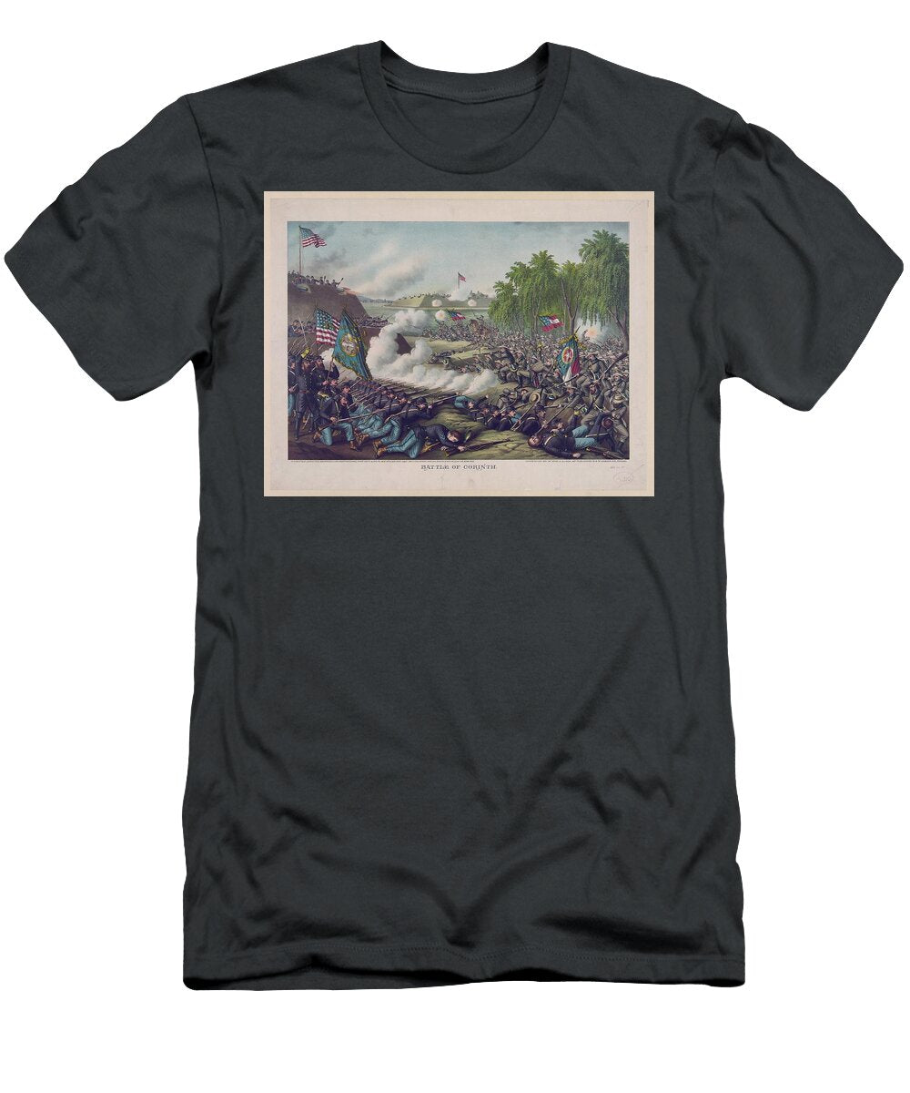 Battle of Corinth Oct 3 4 1862 Union Gen Rosecrans Loss Gen Hackleman Kirby Smith Conf Popular Art T-Shirt