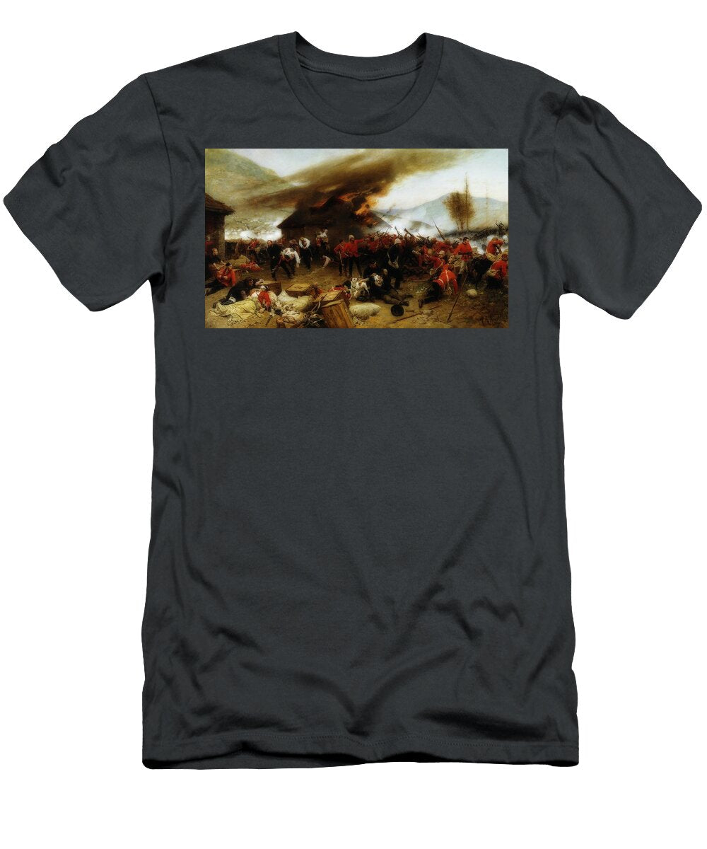 Battle of Rorkes Drift Alphonse De Neuville T-Shirt