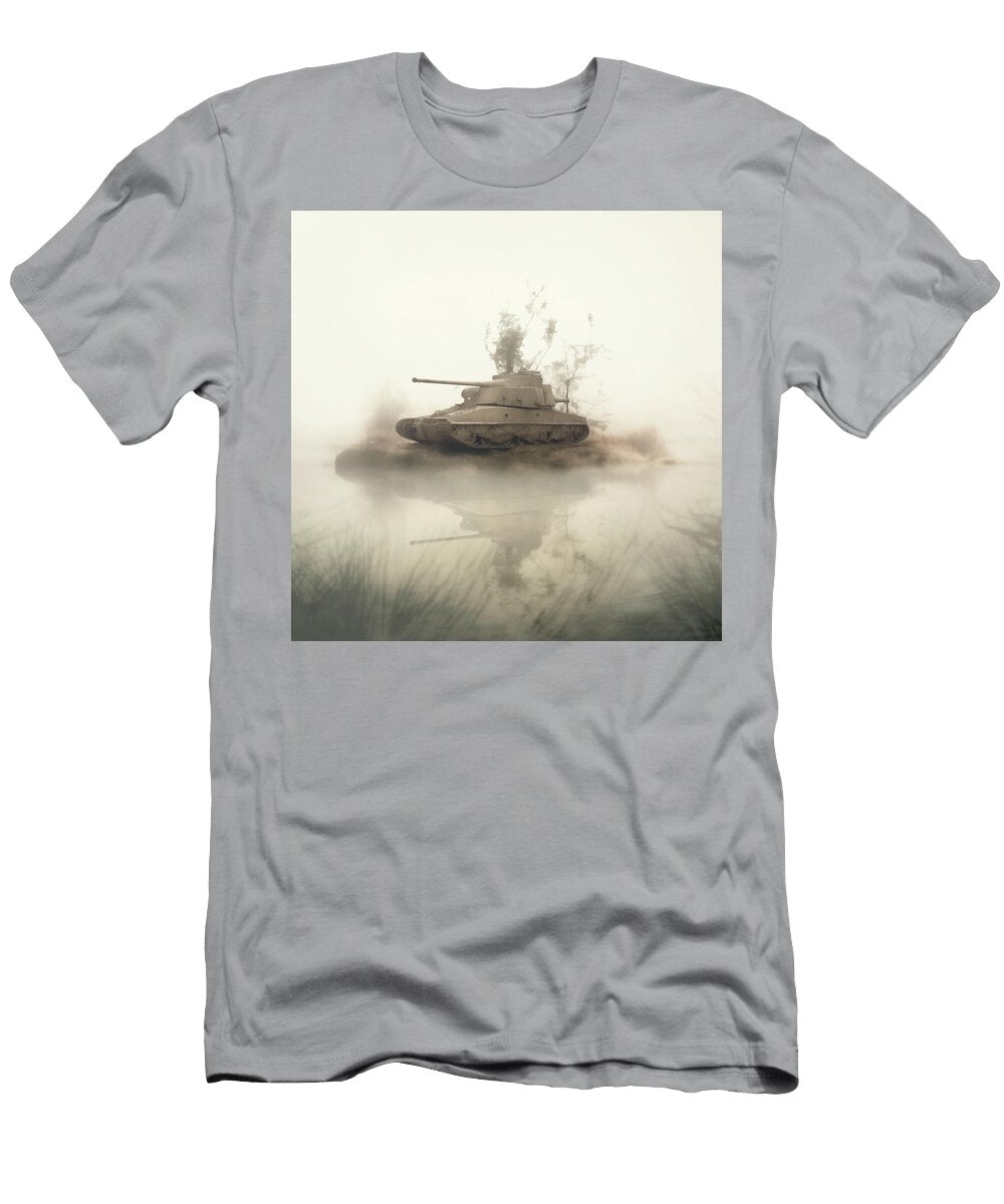 Battle Tank Stranded on a Tiny Island Yo Pedro T-Shirt