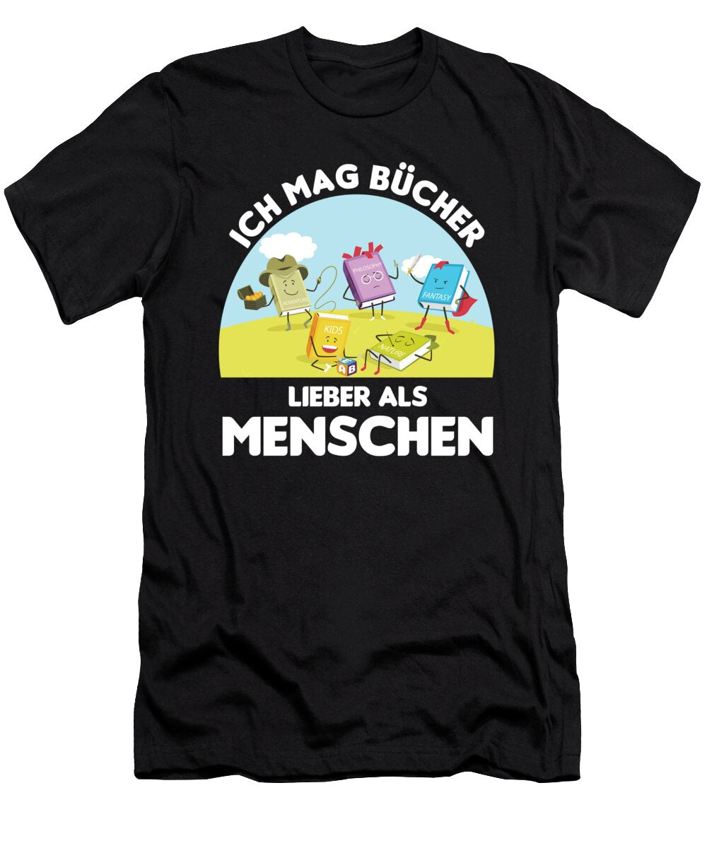 Bcher Buch Lesen Leser Leseratte Literatur Bcherwurm Gift Thomas Larch T-Shirt