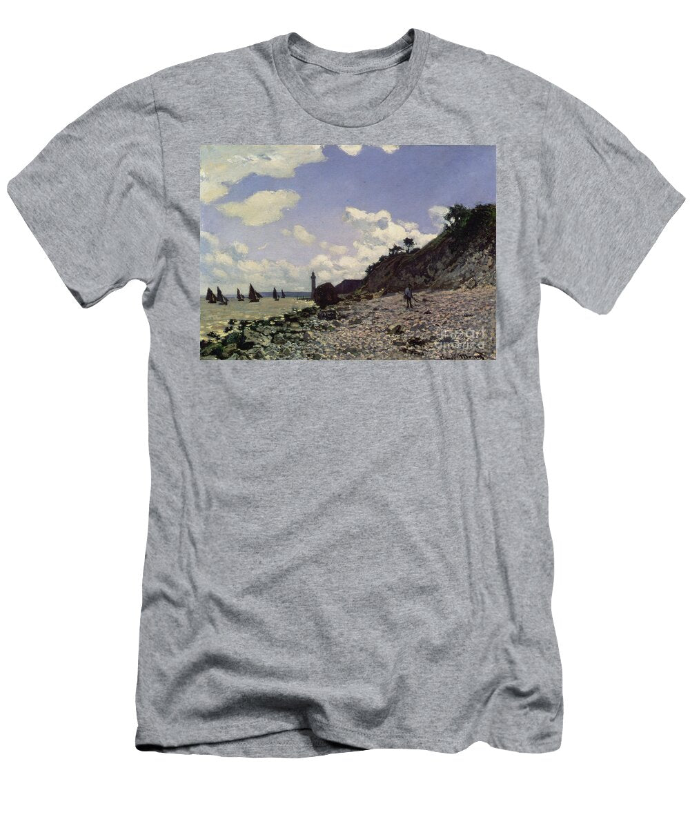 Beach At Honfleur Claude Monet T-Shirt