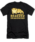 Bearded Dragon Dad Lizard Cute Bearded Dragon Eq Designs T-Shirt
