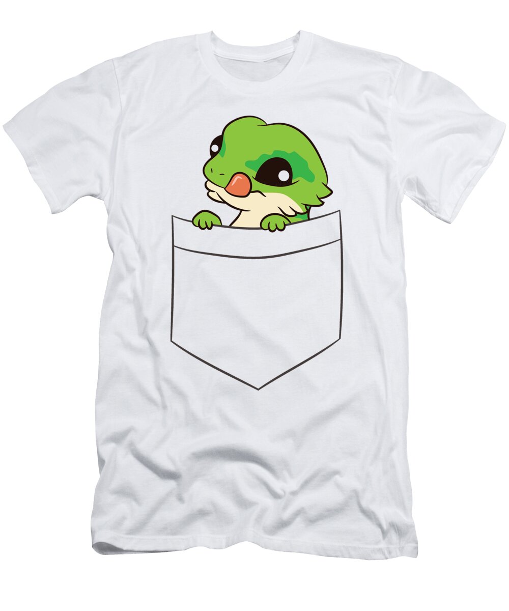 Bearded Dragon in a Pocket Cute Pocket Bearded Dragon Eq Designs T-Shirt