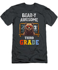 Beary Awesome Third Grade Boy Bear 3rd Grade Kids School Dhbubble T-Shirt