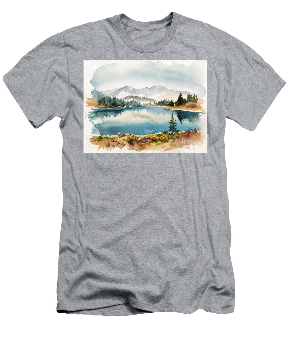 Beautiful Diablo Lake Is a Reservoir in the North Cascade Mountains of Northern Washington State United States Washington State United States USA Landscape Lisa Sandra T-Shirt