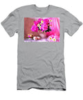 Beautiful Floral Table Setting Pink Catherine Lott T-Shirt