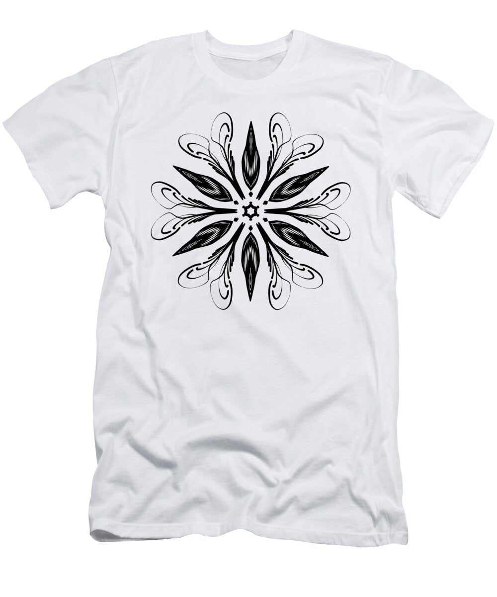 Beautiful Mandala Petal Flower Ariel Guevara T-Shirt