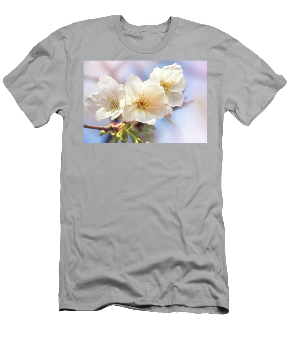 Beautiful Pink Cherry Blossom Closeup Jane Rix T-Shirt