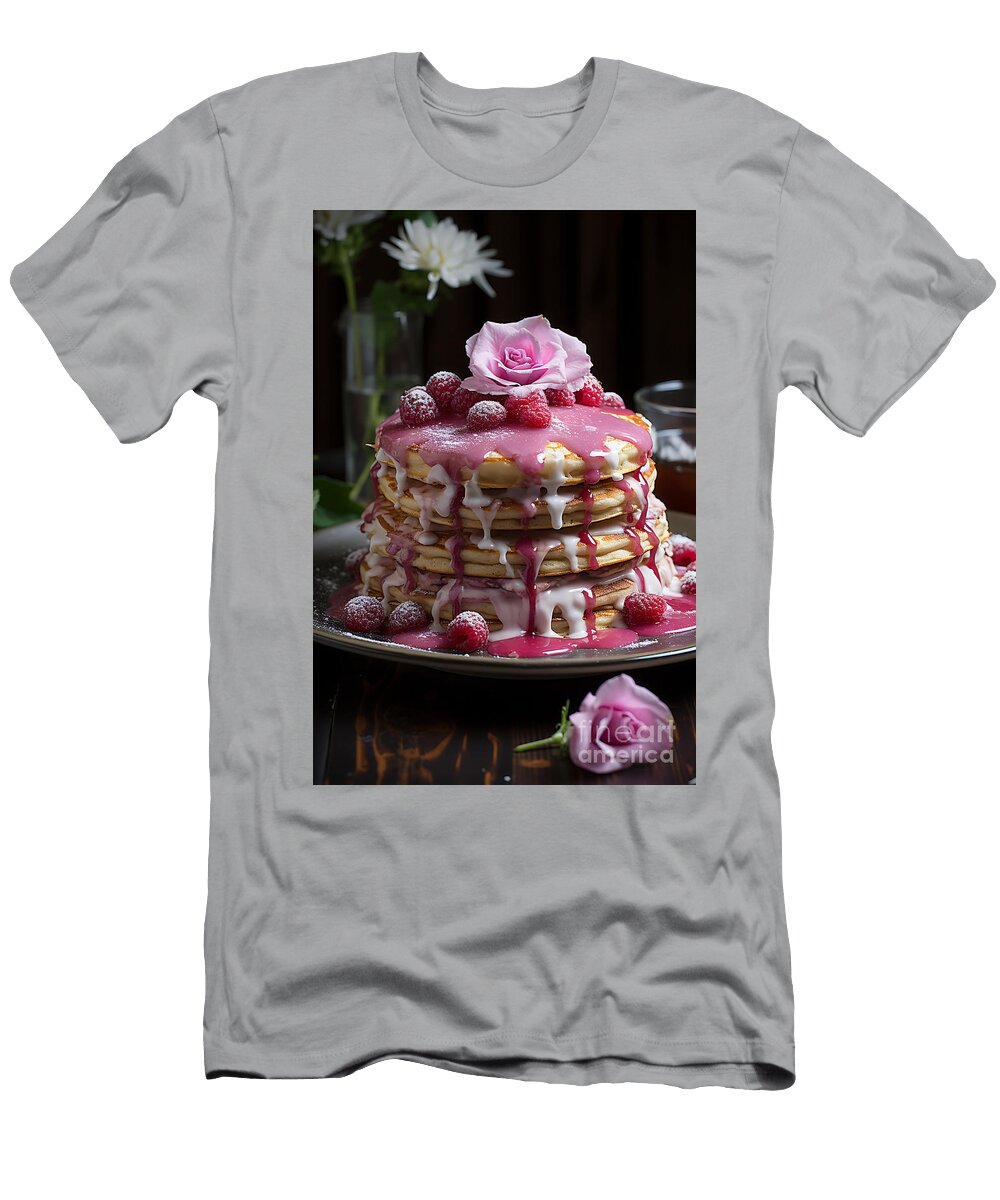 Beautiful Raspberry Pancakes Lori Stewart T-Shirt