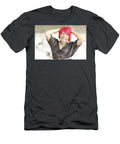 Beautiful Woman Smiling Screaming Print Photo Felix Mizioznikov T-Shirt
