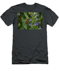 Bee Gathering Nectar From Purple Blossoms Mario G Rivera T-Shirt