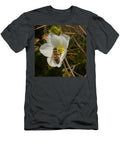 Bee Pollinating a White Flower Mario G Rivera T-Shirt