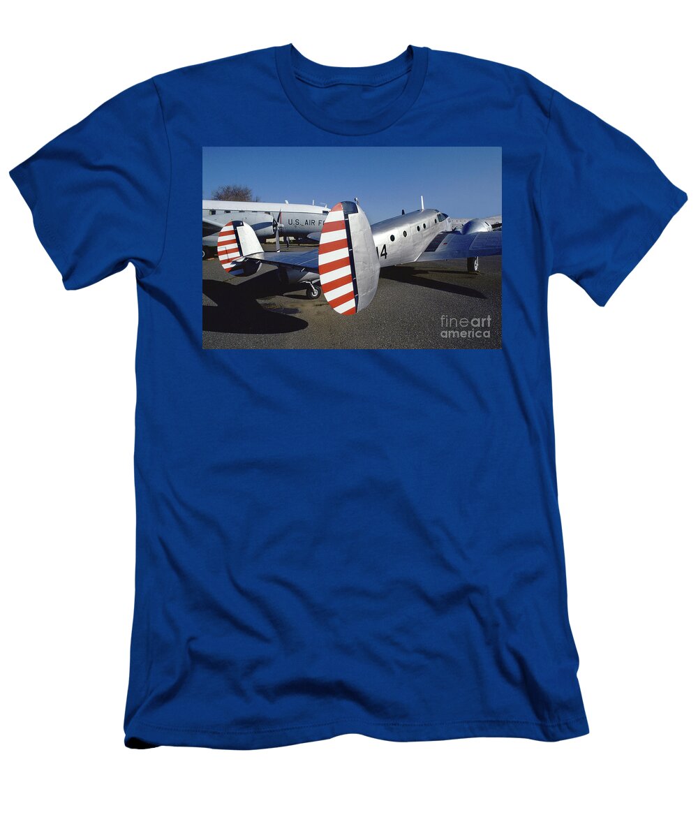 Beech At 11 Kansas Twin Engine Piston Prop Aircraft Wernher Krutein T-Shirt