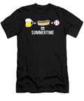 Beer Plus Hotdogs Plus Baseball Equals Summertime Jacob Zelazny T-Shirt