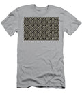Beige and Black Geometric Shape Tile Pattern Petite Pattern Minimal Graphic Designs T-Shirt